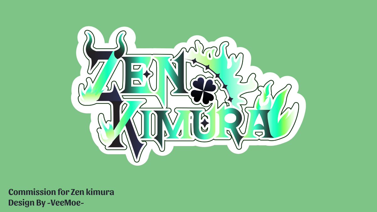 VeeMoe36's tweet photo. Commission for  @BiRon_7m 
Thank you for supporting me 💚🖤
 #Vtubers #VTuberEN #VTuberAssets  #VTuberUprising #vtubercommissions #LogoCommission #vtubercommission #VtuberDebut https://t.co/YDDZNK4tmY