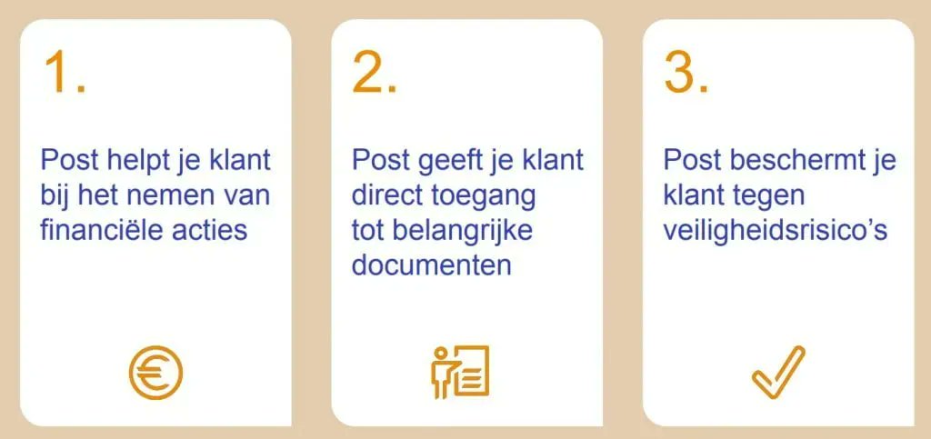 Steeds vaker kiezen dienstverleners voor online communicatie boodschappen richting hun klanten. 

Maar is dat in alle gevallen wel wenselijk?

PostNL zocht het uit. Lees de resultaten van het onderzoek op buff.ly/3VIoMFP.