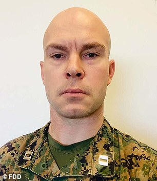 aleximenez's tweet photo. A U.S Marine, pretty much kidnapped an Afghan baby and lied to their real family, altered a picture for a passport. The fatherfūcker studied at Liberty University. Read this, you'll be shocked. 

This is kidnapper Major Joshua Mast. https://t.co/nsfN5Kjxco