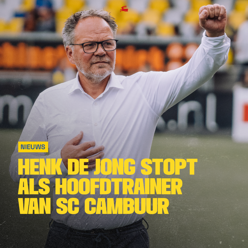 SCCambuurLwd's tweet photo. 📰 Einde van een tijdperk... 😔