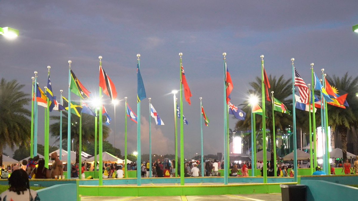 KayDTV's tweet photo. Over 50 countries participate in Miami Carnival to celebrate the emancipation of slavery in Caribbean countries. This year was Miami Carnival’s 37th annual celebration! https://t.co/pJYiX1UwX8