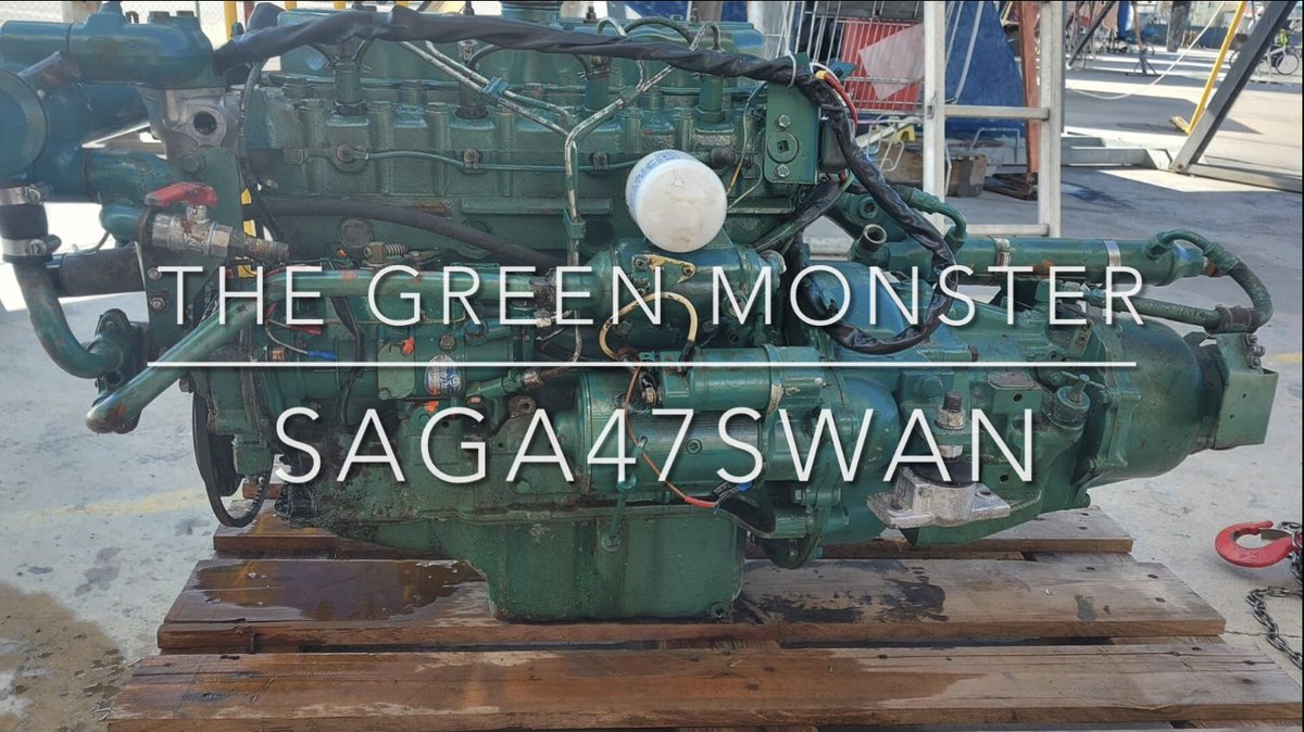 End of sailing season for Saga47swan Sailing

Time for TLC after our Atlantic circumnavigation, one of the big tasks will be related to the engine!

Check out our YouTube channel for the haul out and … THE GREEN MONSTER…
#offshoresailing 

youtu.be/oIuoPHQQcbg