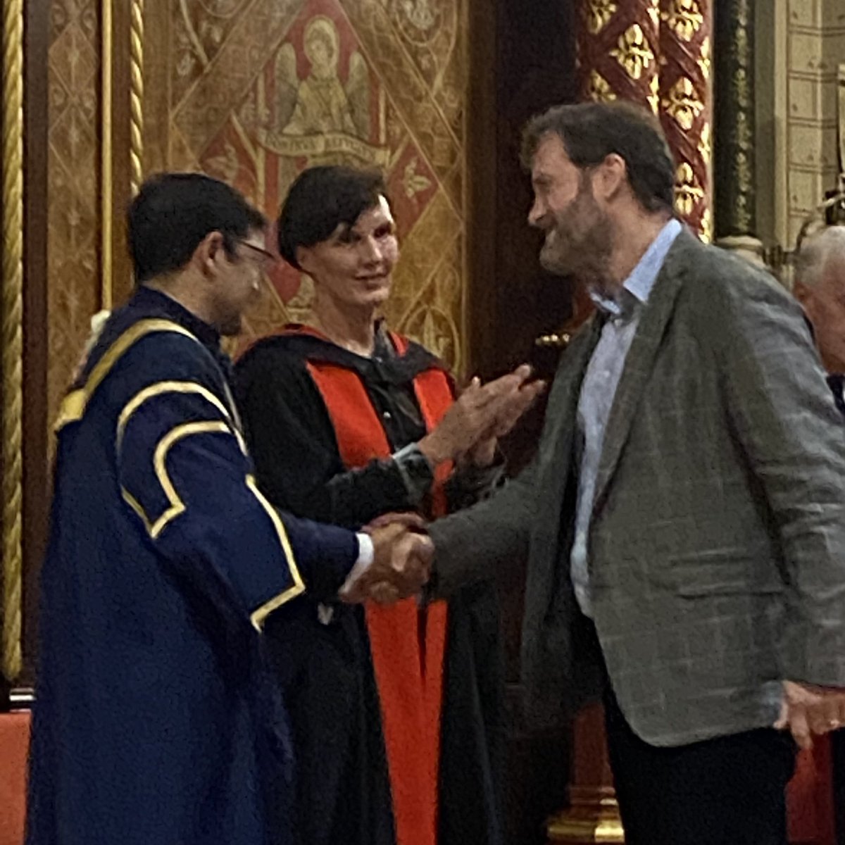I was very proud to have been part of the New Professors ceremony in the Strand Chapel last night. Thanks to the Principal @KingsCollegeLon for hosting this event, and congratulations to all the other New Professors!
