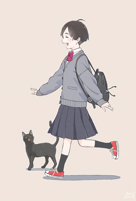 猫とあるく 