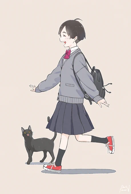 猫とあるく 