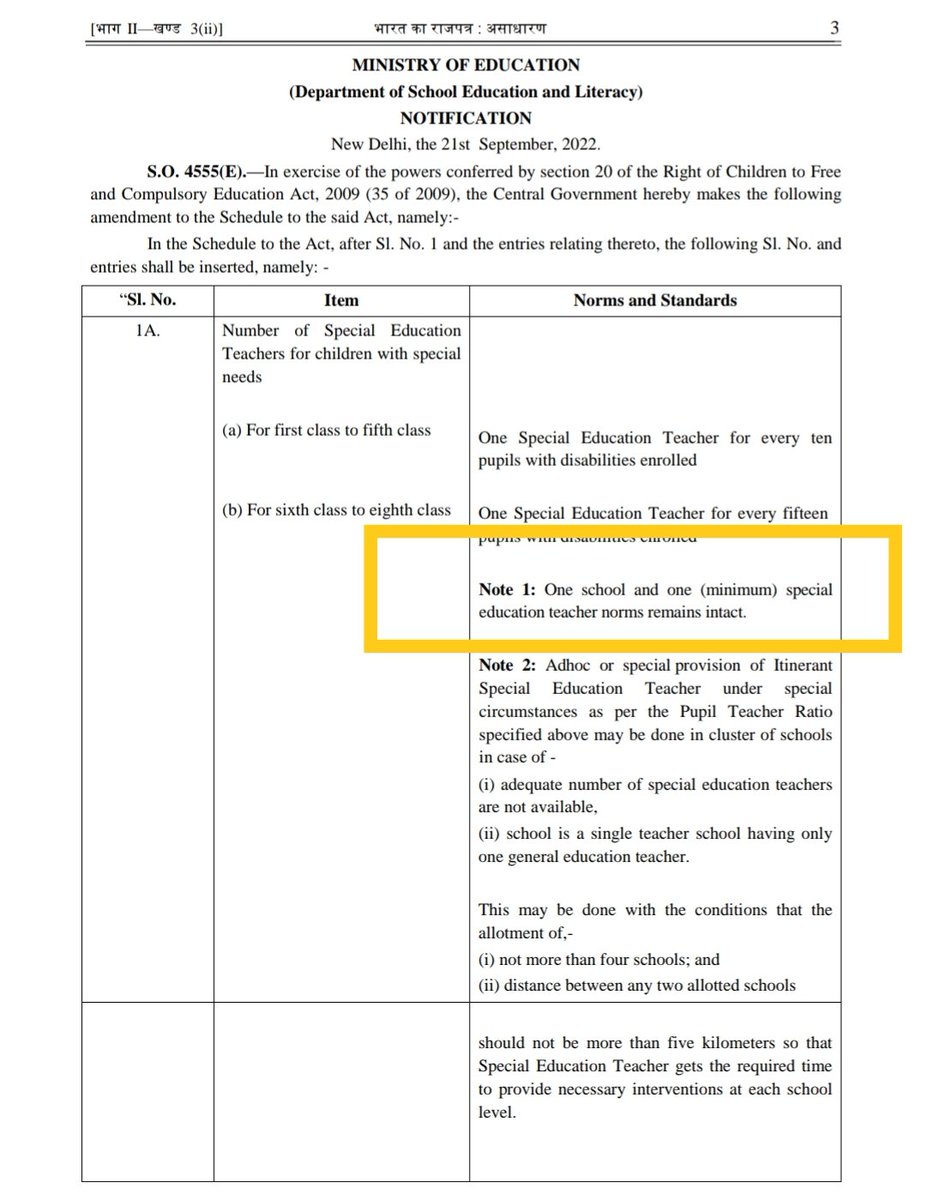 VisheshShikshak's tweet photo. मुख्यमंत्री गहलोत जी से निवेदन है की आगामी बजट में संशोधित RTE Act  की पालना करते हुए

प्रत्येक विद्यालय में 1 विशेष शिक्षक के पद सृजित करे ताकि दिव्यांगों के लिए सरकारी स्कूलो को सही मायने में समावेशी बनाया जा सके

@artizzzz @ashokgehlot51 @yadvendrrathore @MohanSihag24 https://t.co/BAQmpFHjn4