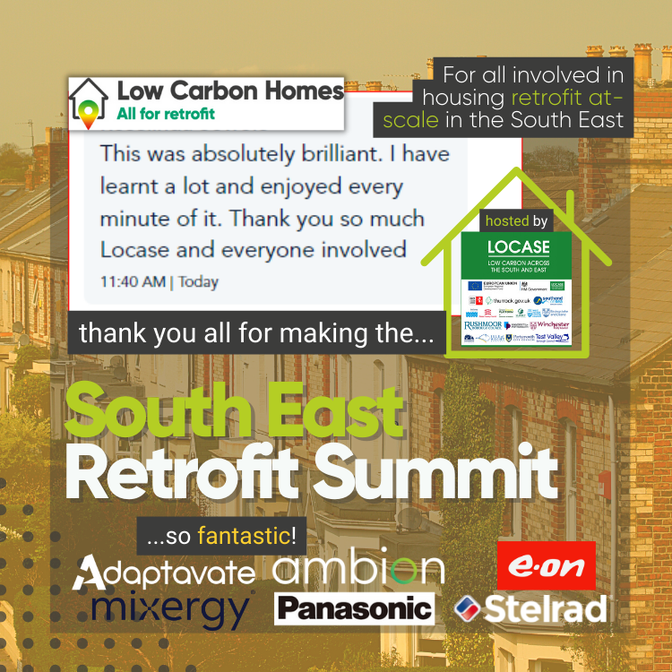 Fantastic event this week >>> 3 great mornings of focused learning & sharing on #energyefficiency progress for homes. Huge thanks to ALL fantastic contributers & to hosts @LoCASE_BIZ @Kent_CC Much passion for #retrofit in the (virtual) room - real #RetrofitMomentum happening