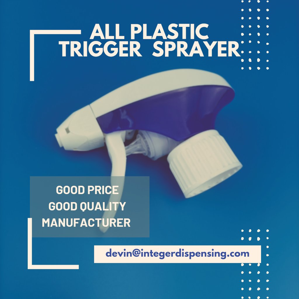 integersprayers's tweet image. All plastic trigger sprayer are made by Eco friendly material. it is better for good brand and products and let your product have more value for nature. #triggersprayer #triggerhead #plasticpackaging #plasticcaps #plasticrecycling #cleaner #plastic #nature #ecofriendly