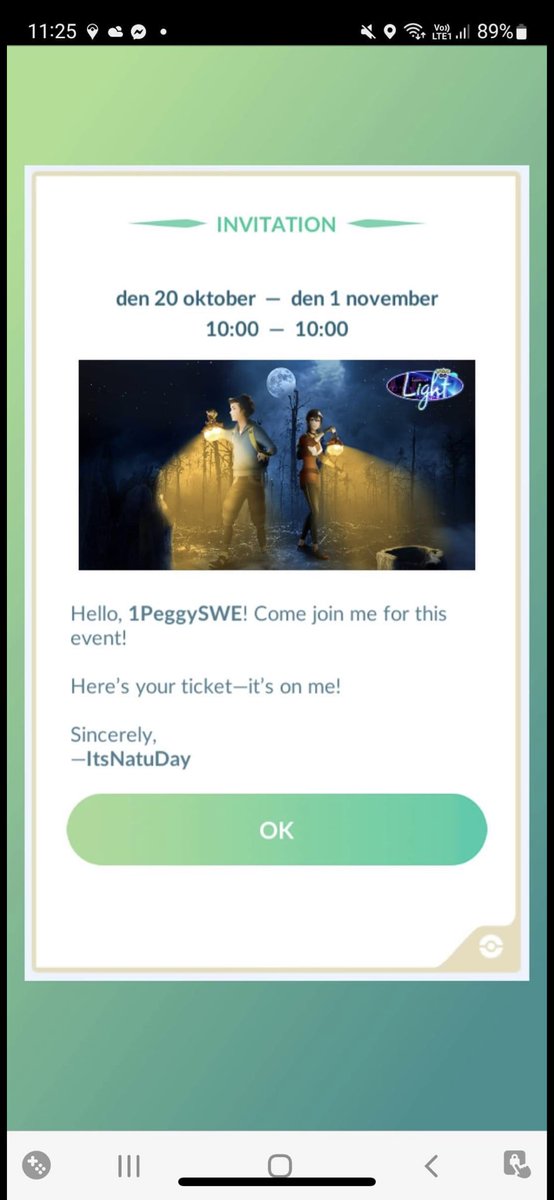 1Peggy97's tweet photo. You spoil me so much ❤️
THANK YOU 🌷🙏🏻
@SamuelP91 for my Litwick ticket 🥰
I missed the screenshot 🙈
@s4e0i0b0u for my Teddy ticket 🥰
@ItsNatuDay for my Halloween ticket 🥰
#lovemyfriends #BFFFF #pokemongo https://t.co/qu1zjTeGAT