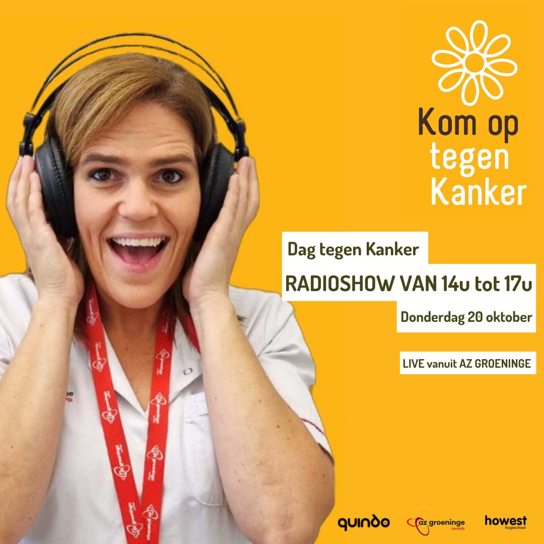 Quindo (@medialabquindo) on Twitter photo We zijn live! Met <a href="/howestjrn/">Journalistiek Howest</a> en <a href="/azgroeninge/">az groeninge</a> #komoptegenkanker #dagtegenkanker bit.ly/3SbLbbT We zijn live! Met <a href="/howestjrn/">Journalistiek Howest</a> en <a href="/azgroeninge/">az groeninge</a> #komoptegenkanker #dagtegenkanker bit.ly/3SbLbbT