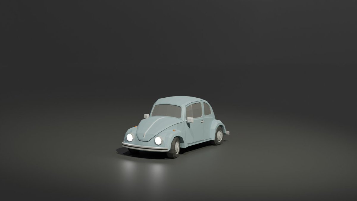 PentiumRusky's tweet photo. Day four of Low Poly practice. (beetle do bite) https://t.co/VO5c9vW2h5