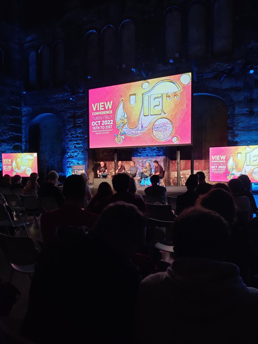 GiadaLeo_'s tweet photo. Creating content procedurally: Future direction
Amazing panel with @mpetit @rbredow #judithcrow #SteveMay
NOW! AT @ViewConference, @OgrTorino Duomo
#proceduralart #metaverse #viewconference2022 #20ottobre #vfx #visualeffects #animation #realtime https://t.co/1tFzuurA4k