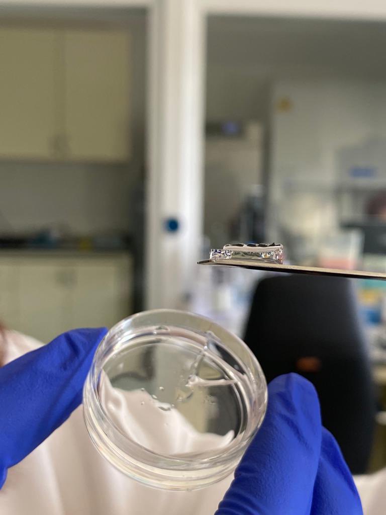 VITRO_M_'s tweet photo. Our job: Cell culture-suitable gels 😎 
Thanks to @zeta_matrix https://t.co/ZH2JyeqTHp