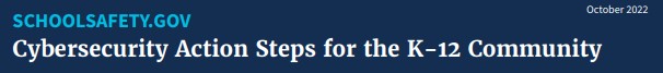 Technology increase means an increase in cyber threats, particularly in K-12 schools. Download or take a look at the infographic to learn steps to reduce #cybersecurity risks:
ow.ly/n9H150Lg38S #cybersecurityawarenessmonth #SeeYourselfInCyber #edtech <a href="/keithkrueger/">Keith Krueger</a>