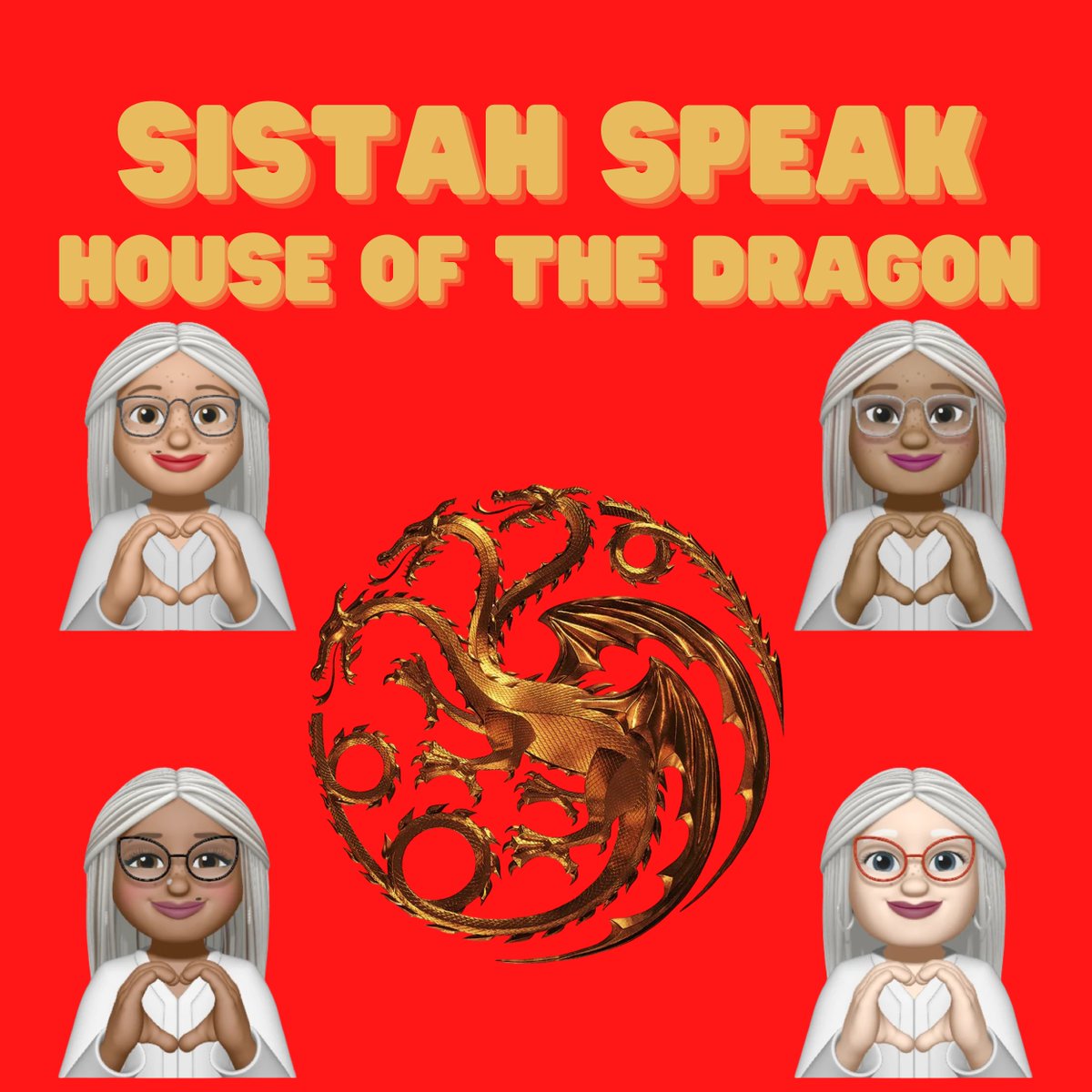 SistahSpeakCast's tweet photo. Join the Sistahs as they discuss HBO’s House of the Dragon, Episode 9 titled “The Green Council.” #HouseOfTheDragon #TVcommentary #Targaryen #Dragon #SistahSpeak #BlackWomenPodcasters #HBOMax #Rhaenys #Meleys #Alicent #ClubfootLarry https://t.co/2cI5IKtvLB https://t.co/TeiSTokyY0