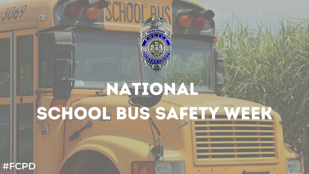 Drivers can help keep students safe: Pay close attention in residential neighborhoods where students often walk to school. #FCPD #SchoolBusSafetyWeek