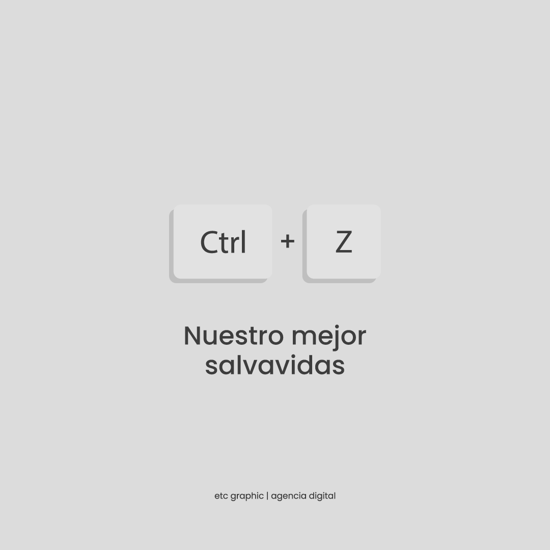 etcgraphic's tweet photo. Imagínate no tenerlo.😅

El bendito CTRL+Z es uno de los atajos más útiles que existen y su origen sigue siendo un misterio.

#diseñadoresgraficos #programadores #marketingdigital https://t.co/dp5eT5rD6z