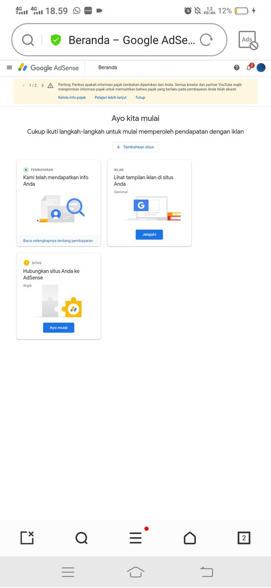 restunursidiq's tweet photo. @TeamYouTube Hello @TeamYouTube he has completed payment profile details, but still like this, please help him 🙏 we include video https://t.co/oUYrU9Um2z