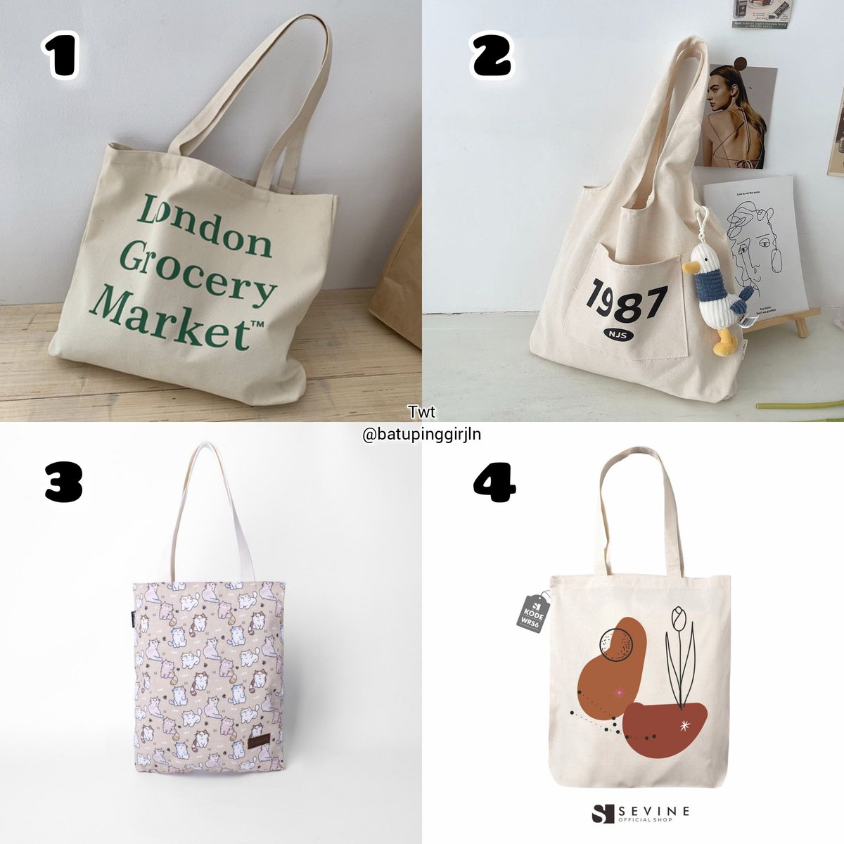 batupinggirjln's tweet photo. 🌻 TOTEBAG UNTUK KULIAH

Beli disini👇
1 https://t.co/3OeIM6MdXs
2 https://t.co/5kHxT5Avhg
3 https://t.co/HTjFineWzo
4 https://t.co/osSnURVUVy

Tag: batik air ari lasso jojo suci x jin bts Coldplay argentina gapake soklin antisep iklan rasa film boom gg rrq demag nct lab youngji https://t.co/M6V3WPRTjF