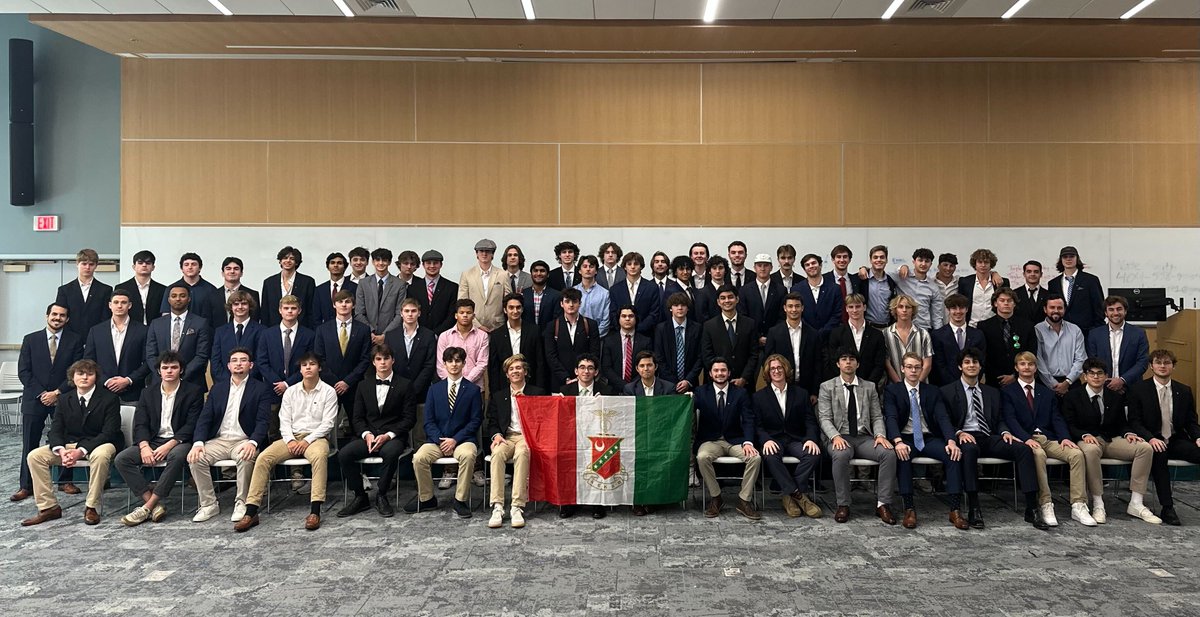 NEW COLONY! 😎 The 85 Pledges of the Kappa-Chi Colony. 💯 Originally Chartered in 1970, these <a href="/CofC/">College of Charleston</a> Cougars will work towards becoming Founding Fathers! #RushKappaSigma #CofC <a href="/kappasigmacofc/">Kappa Sigma CofC</a>