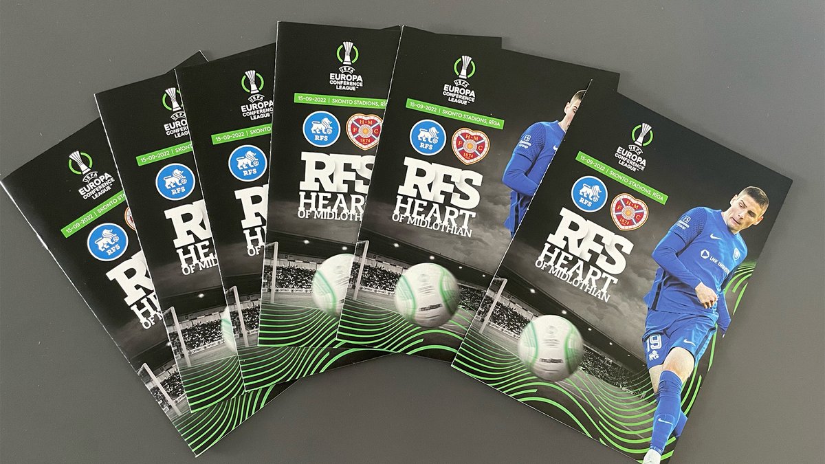 RFSDaily's tweet photo. Hi Jambos! Next week we will visit Edinburgh! ❤️ We received a lot of letters from you after our game in Riga so we will bring limited amount of match programmes with us. We will give them for free. Drop us PM. 🤝 @JamTarts https://t.co/KjFV8sOEkP