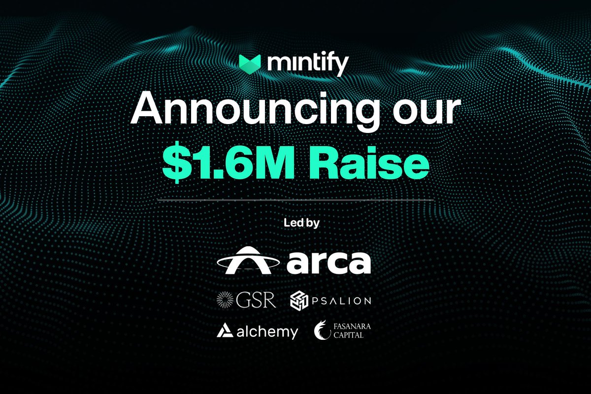 We are excited to announce that we've raised $1.6M to build the next generation #NFT Terminal for Pro traders! 

Our round was led by <a href="/arca/">Arca</a> with contributions from <a href="/PsalionVC/">Psalion VC</a>  <a href="/FasanaraCapital/">Fasanara Capital</a>  <a href="/GSR_io/">GSR</a>  and @AlchemyPlatform Ventures. 🚀🎉

👉 blockworks.co/venture-capita…