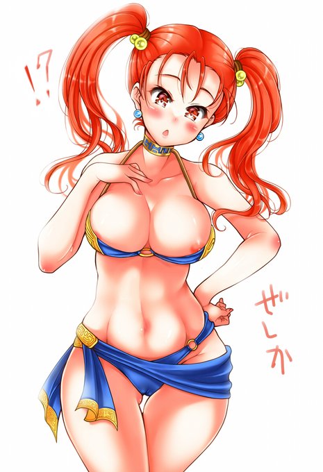 お題、魔法のビキニ姿を見せるドラクエのゼシカ(略 