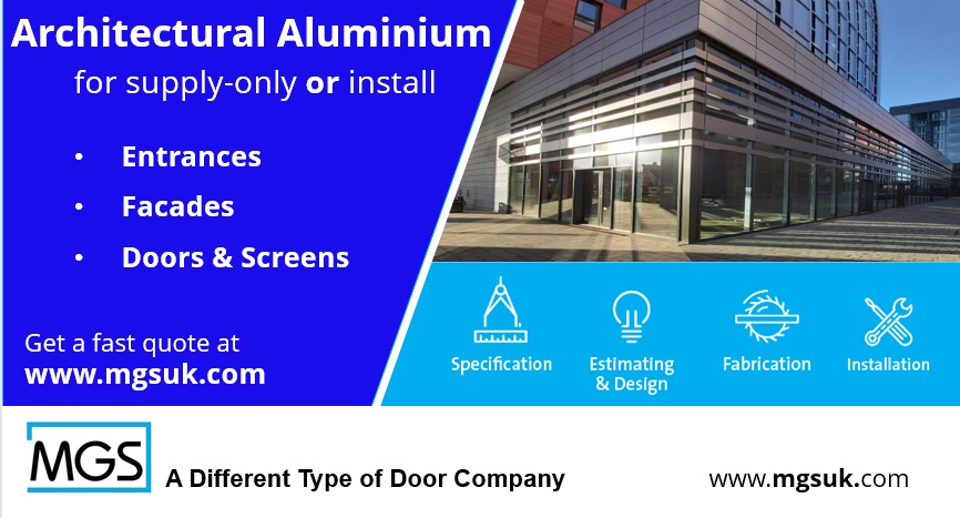 Did you know MGS supply Aluminium Doors, Screens and Glazing systems direct from our factory at competitive prices?

For a quotation call 0330 111 0392, email sales@mgsuk.com or visit mgsuk.com/commercial-doo…

#entrancedoors #curtainwalling #doors #access
