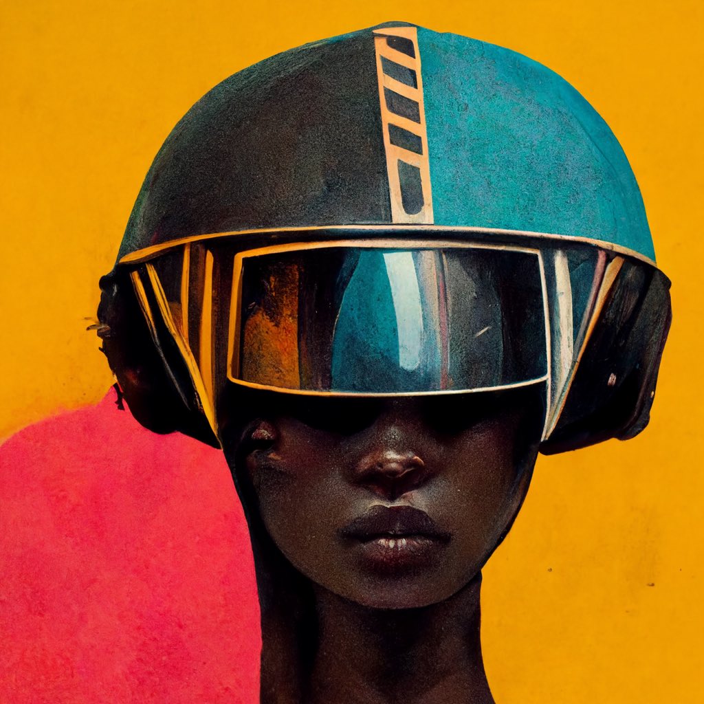 david on Twitter "‘daft punk helmets with an afrofuturistic african