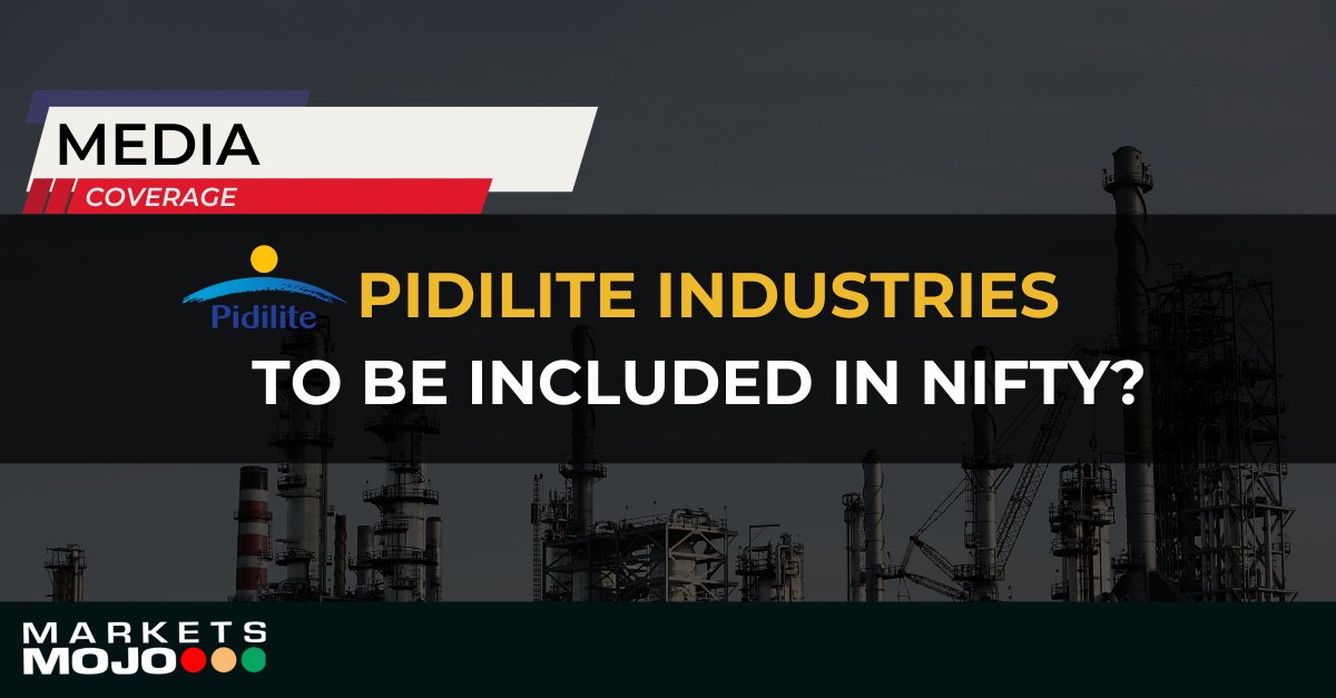 Marketsmojo on Twitter "MarketsMojo in the News! PidiliteInd to be