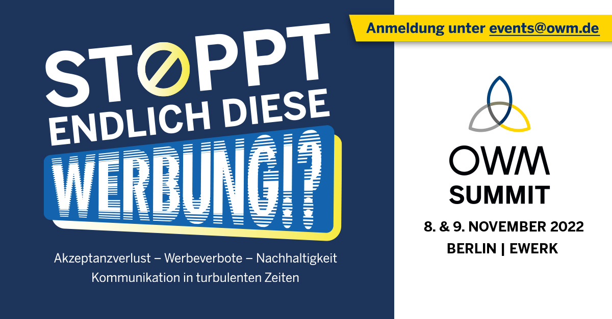 Weitere Infos: owm-summit.de