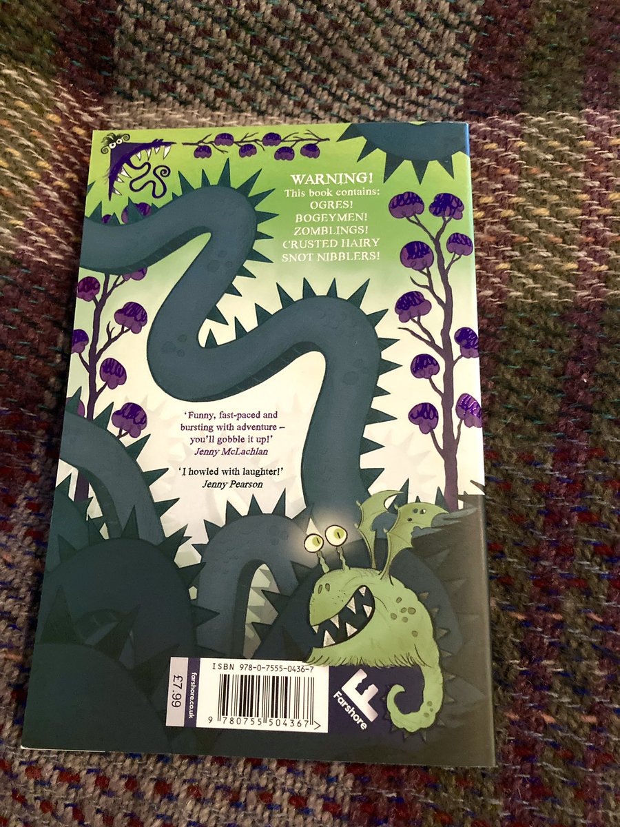 wurdsmyth's tweet photo. 5. #MonsterHuntingForBeginners by @ianmmark, illustrated by @ghibault. Brilliantly funny, irreverent, monsterific joy of a read. Flo loved the gorgeously bonkers monsters Jack meets on his adventures. Published by @FarshoreBooks ☺️✨ https://t.co/F6AqgQx4Na
