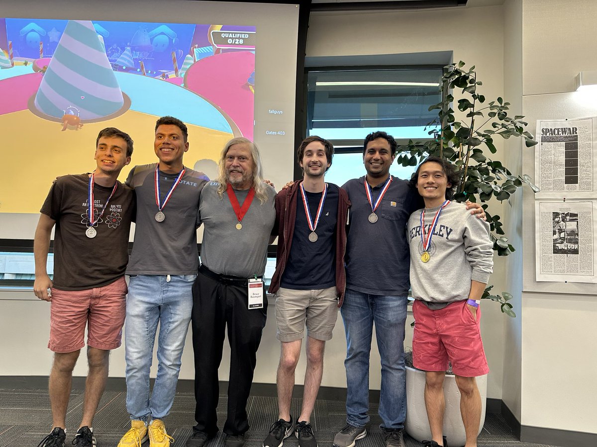 StanfordAILab's tweet photo. Last night, 50 years to the day after the pioneering Intergalactic SpaceWar Olympics first video game contest (https://t.co/urYsg77H7b), current and former members of @StanfordAILab gathered for the 2022 SAIL Gaming Tournament. Everyone had fun, with games old and new. https://t.co/bJpu0ubQYA