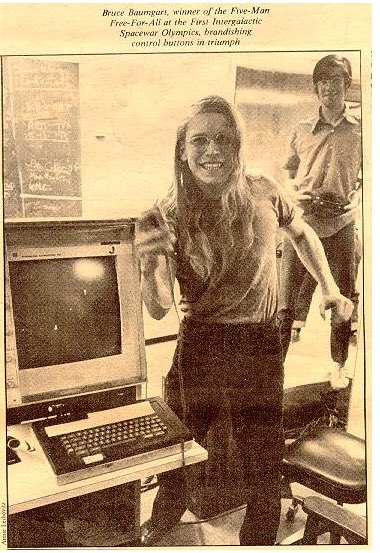 StanfordAILab's tweet photo. Last night, 50 years to the day after the pioneering Intergalactic SpaceWar Olympics first video game contest (https://t.co/urYsg77H7b), current and former members of @StanfordAILab gathered for the 2022 SAIL Gaming Tournament. Everyone had fun, with games old and new. https://t.co/bJpu0ubQYA