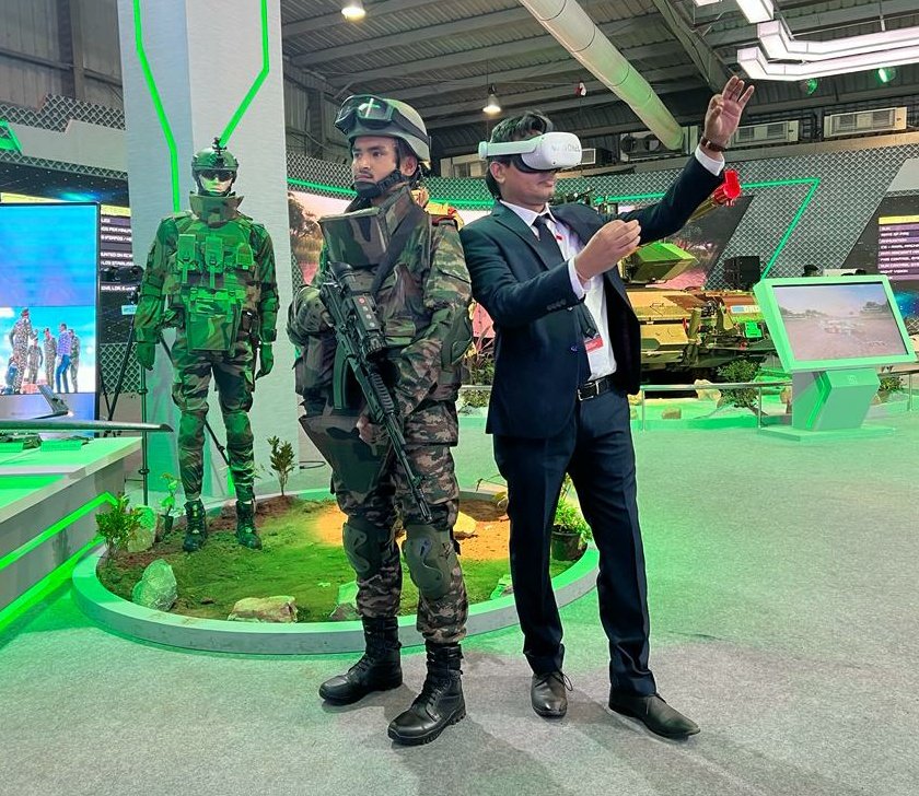invoxel's tweet image. Vision of Immersive Experience 
@invoxel #AR #VR #XR #meta #metaverse #DefExpo2022