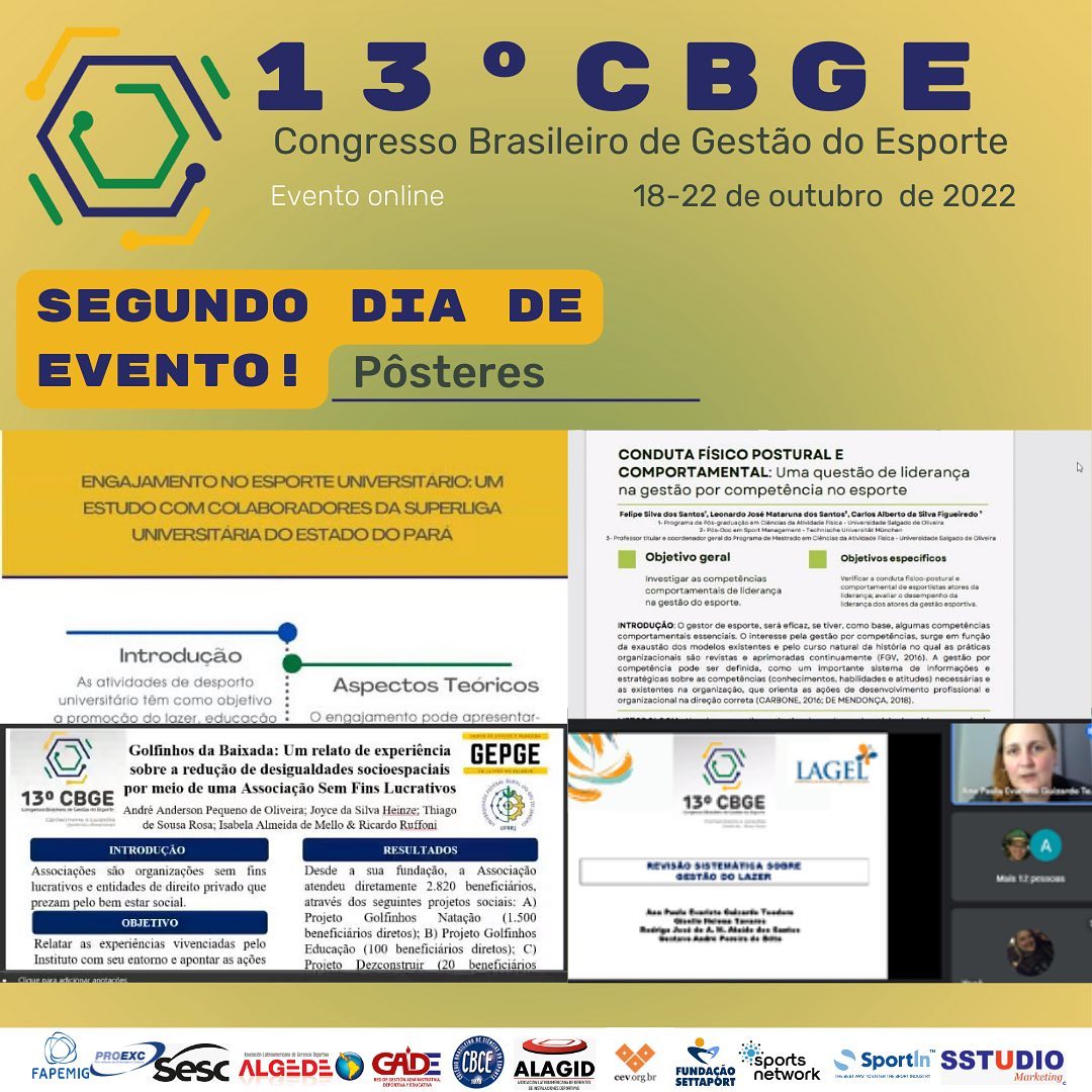 DIA 02 do 13° Congresso Brasileiro de Gestão do Esporte!

Muito mais Gestão Esportiva! 
Vamos juntos fortalecer o Esporte no Brasil!
