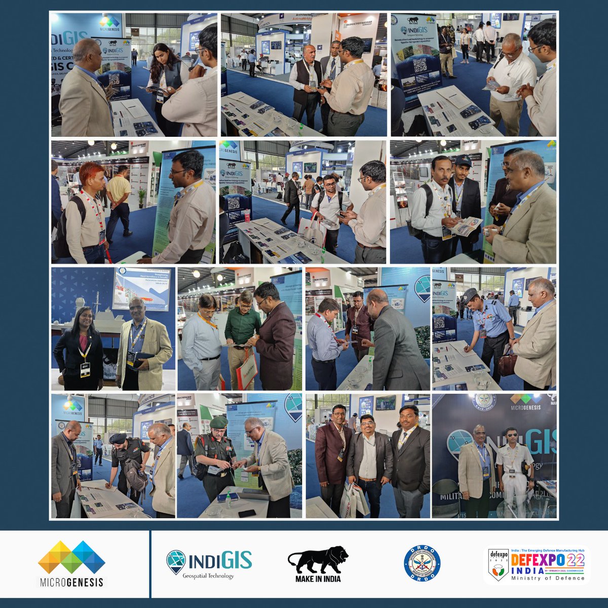 Mgtechsoft's tweet photo. Insightful. Innovative. Iconic

A day filled with intense informative sessions about the advantages of #IndiGIS and #GISTechnology on day 3 of #DefExpo2022

#DefenceExpo #PathToPride #MGenatDefExpo2022 #IndiGISTechnology #GIS #IndiGIS #MakeInIndia https://t.co/J4ovnSMXIT
