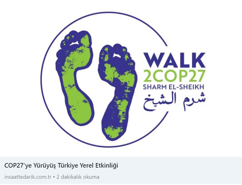 COP27’ye Yürüyüş Türkiye Yerel Etkinliği

Haberin detayları için; insaattedarik.com.tr