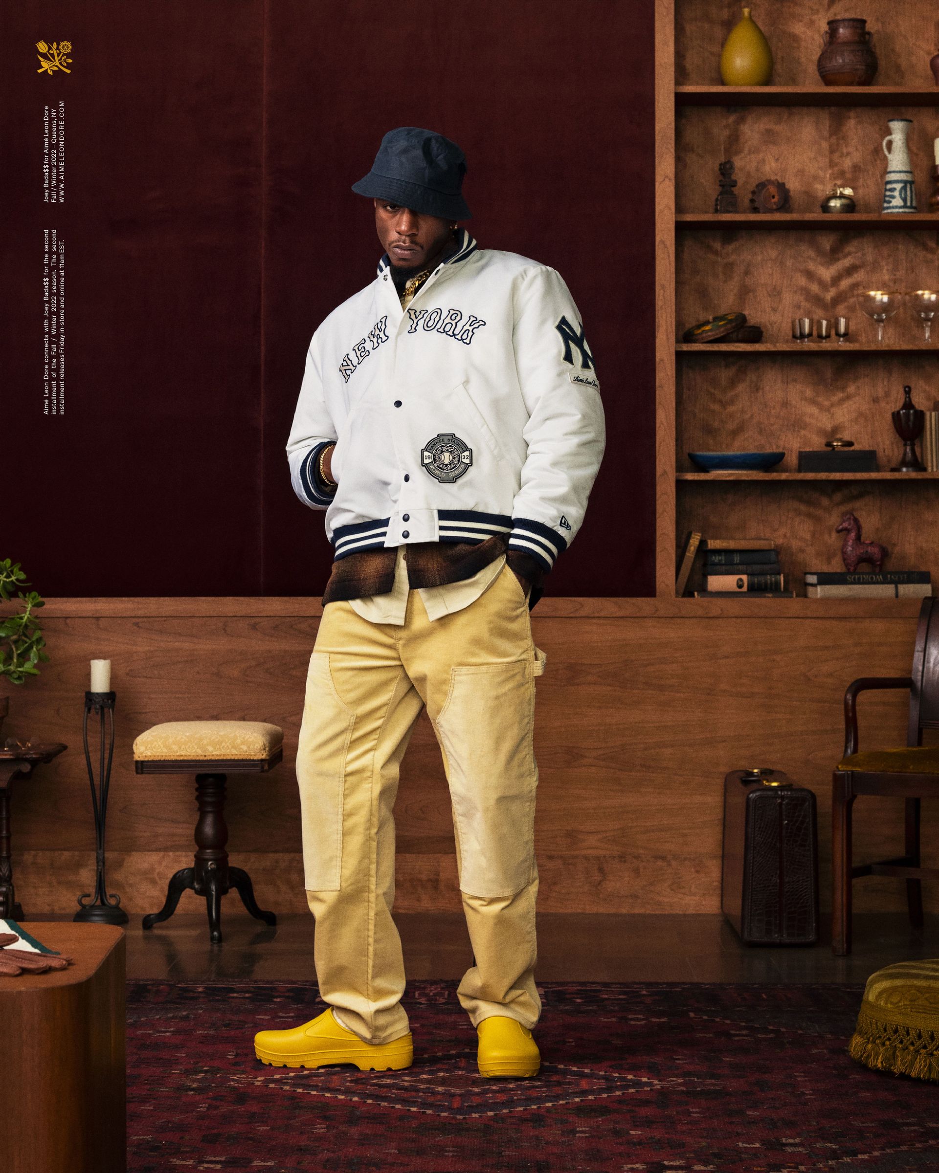 Fashion Drops on X: Joey Bada$$ for Aimé Leon Dore Fall/Winter 2022  Lookbook  / X