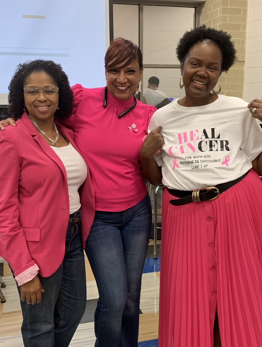 On Wednesdays in October we wear pink in honor of breast cancer awareness month. Shoutout to our fabulous admin team who may we mention are all women of #DST 🔺🐘rocking their pink proudly!!!! #stilwellexperience #breastcancerawarenessmonth #breastcancerawareness