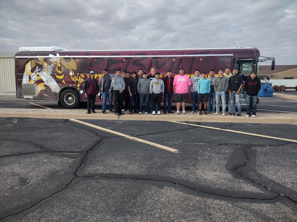 Kermit High School welding students attend Leadership Conference in San Angelo to prepare for district competition in February. Go Jackets!
