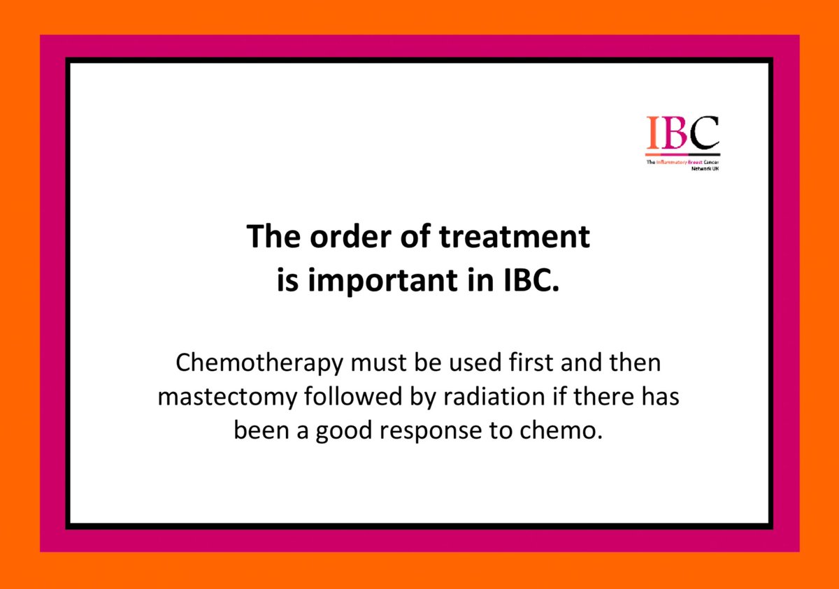 IBCNetworkUK's tweet photo. 31 Days of Facts about Inflammatory Breast Cancer.

Day 20:
#31daysofIBCfacts 
#BreastCancerAwarenessMonth
#BCAM https://t.co/lOPBxg9SgQ
