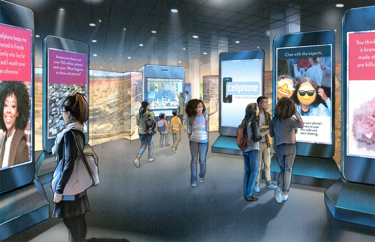 Cellphone: #UnseenConnections and its suite of educational programming is made possible through a generous gift by lead sponsor @Qualcomm. It will open @nmnh June 23, 2023. naturalhistory.si.edu/exhibits/cellp…