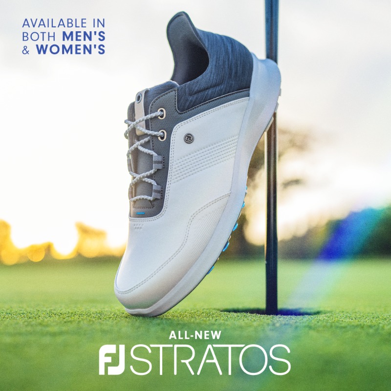 FootJoy's tweet photo. Experience out of this 🌎 comfort.
The redesigned #FJSTRATOS features a new molded heel that provides localized support & an anatomical feel, along with added comfort, and anti-slip protection.
Available in both Men's & Women's.