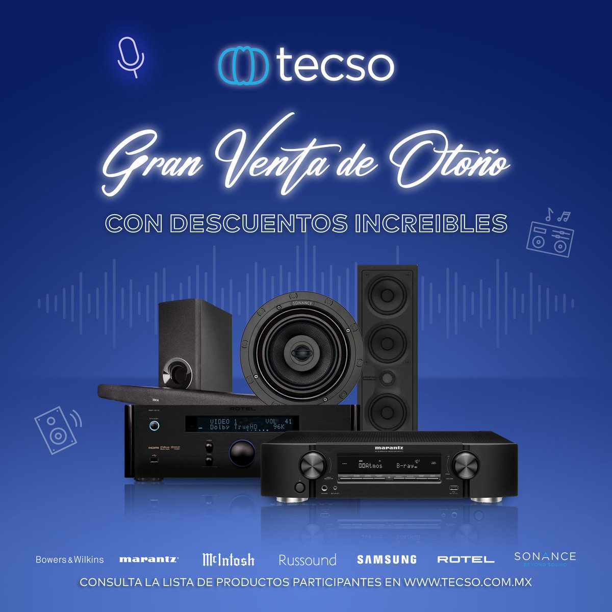 TecsoMx's tweet photo. 📣GRAN VENTA DE OTOÑO #TECSO con descuentos INCREÍBLES...
Conoce la gran variedad de productos con descuentos especiales.
¡Consulta la lista de productos participantes con tu ejecutivo! https://t.co/64uE1s6fsr