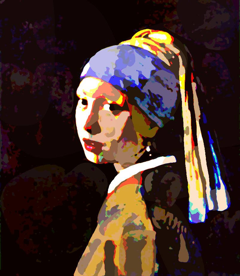 FridolinDK's tweet photo. Promising “Warhol-ish” generative method. #GenerativeArt https://t.co/7ZhVDaxmcZ