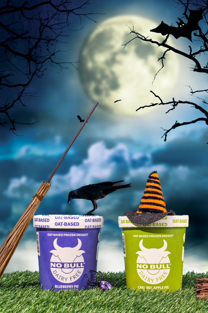 EatNoBull's tweet photo. Something wicked this way comes… wicked good, we mean 🎃👻🍨

#wickedgood #veganhalloween #nongmofoods #kidsfoodideas #spookyszn #tastesogood https://t.co/RhP7Vsdm9v