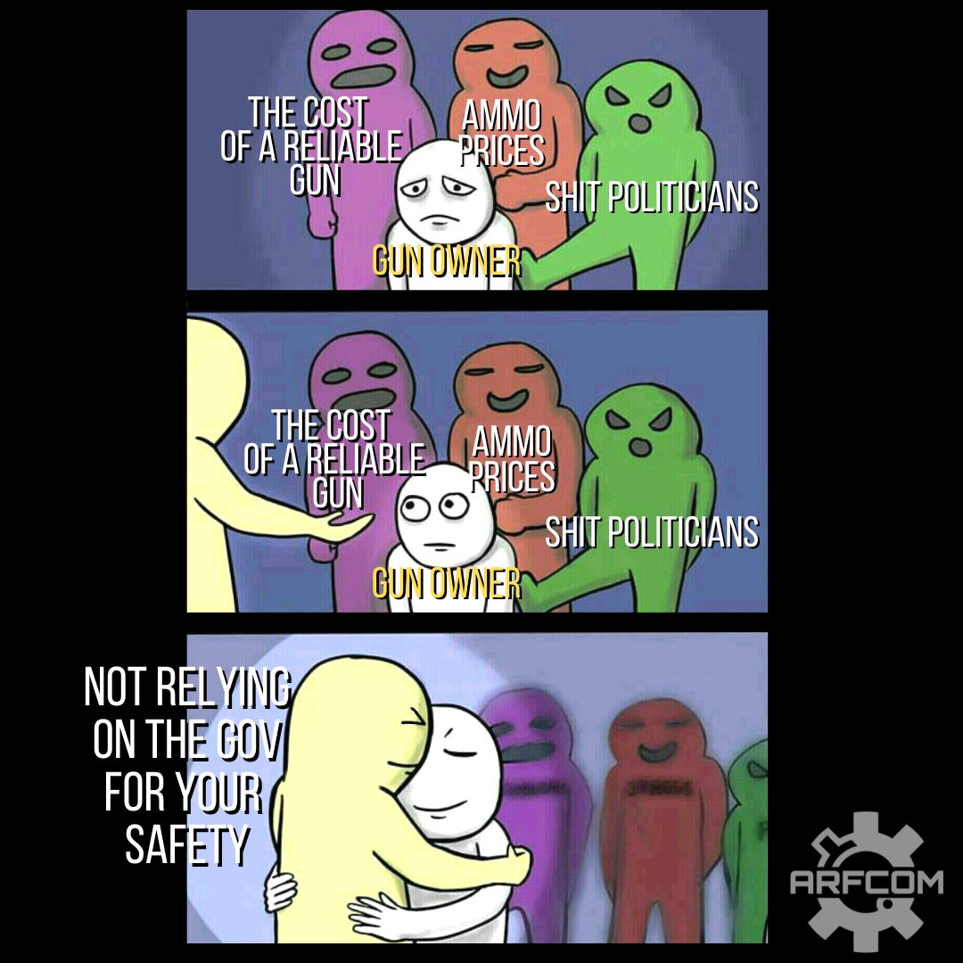ARFCOMACTUAL's tweet photo. Stay strapped kids 😎

#pewpew #pewpewlife #2A #2ndamendment #arfcom #IYKYK #Memes #memesdaily #guns #ccw #staystrapped #dankmemes #dankmemesdaily #tacticaldefense #tactical #TRAIN #CARRY #selfprotection #Glock #gunmemes #freedom #pro2a #donttreadonme #comeandtakeit https://t.co/so1uowgUDR