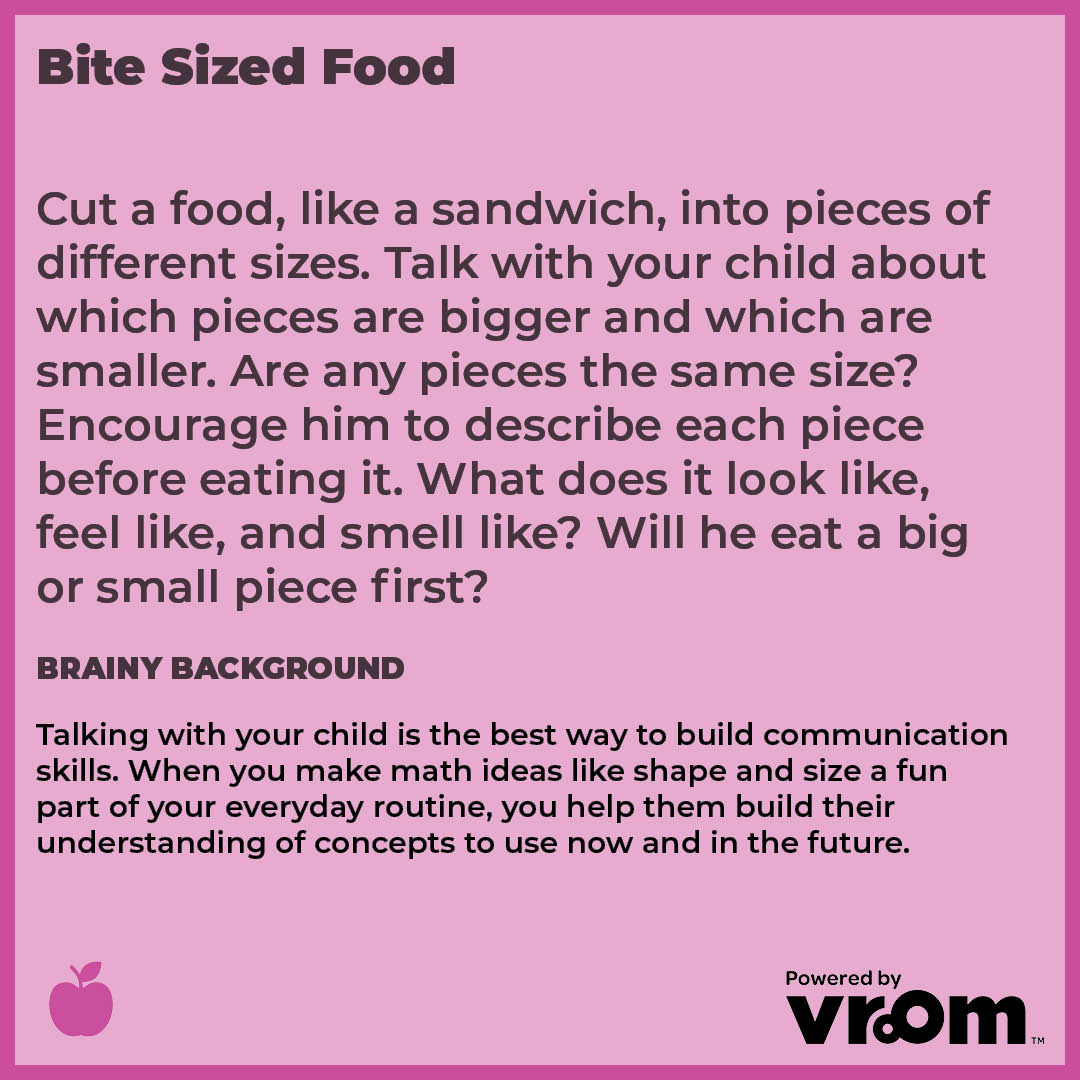 5b45kids's tweet photo. Bite-sized food makes eating fun and interactive! 🍐  
It also helps children's communication skills when you have them describe the taste, texture, and size of the food. https://t.co/gN8M0V47C3