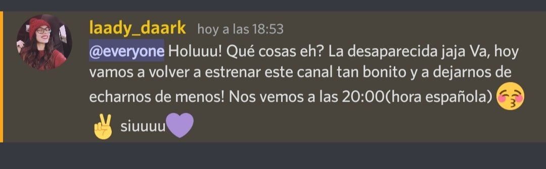laady_daark's tweet photo. Os veo a las 20:00 aprox! 😘😘 https://t.co/TVJVEkSPnQ